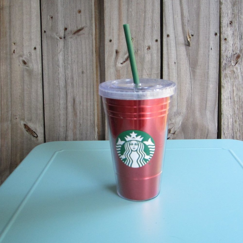 Starbucks 16 Oz Red 2012 Tumbler